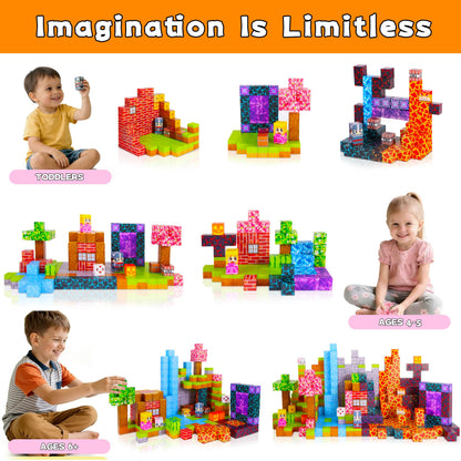 Magnetic Building Blocks STEM Toy Set