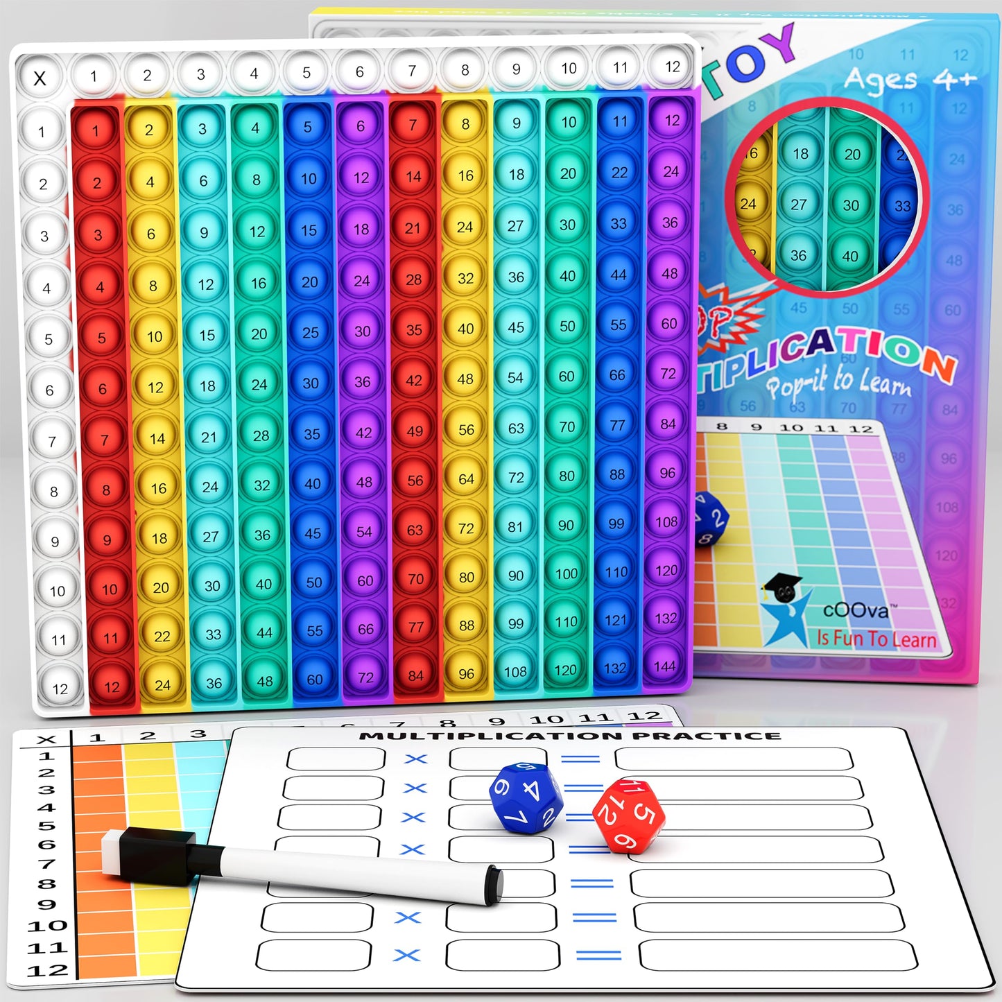 Educational Flash Cards Sight Word Math Game