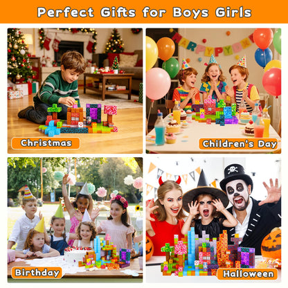 Magnetic Building Blocks STEM Toy Set